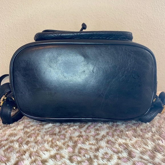Authentic Preloved Leather MCM Vintage Black Backp - Picture 4 of 8